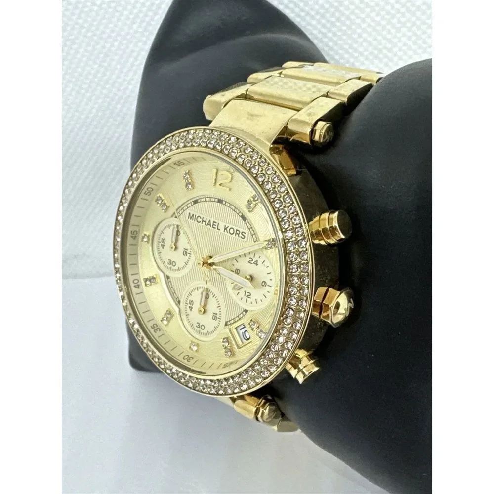 Michael Kors Parker MK5354 Women's Gold Stainless Steel Analog Dial Watch NUL1